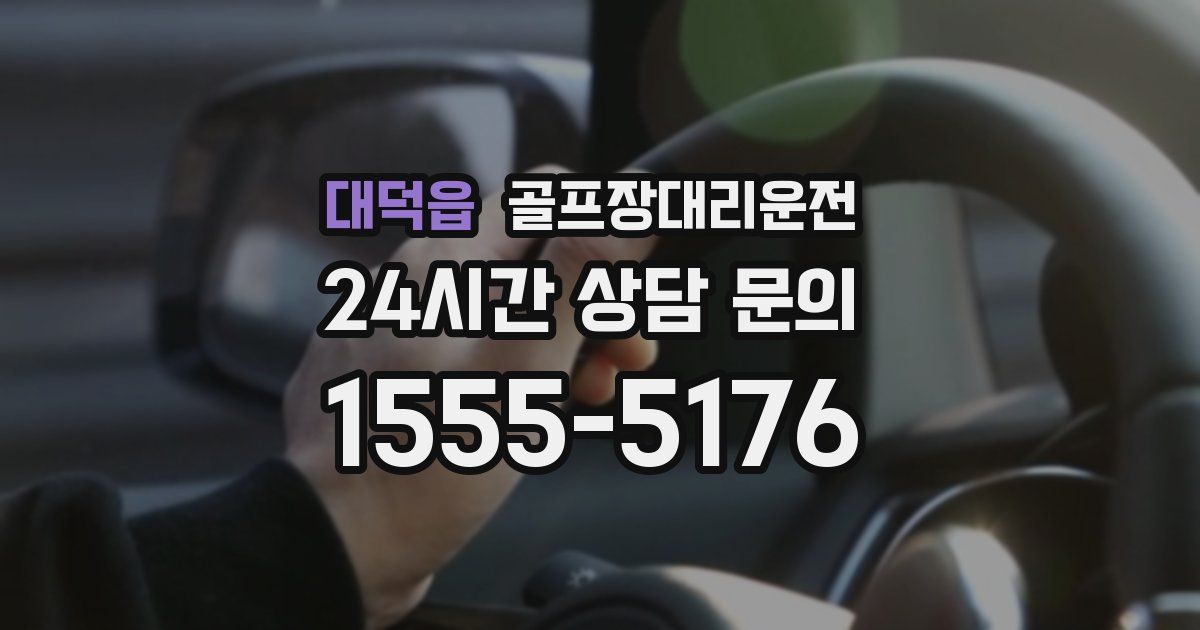 골프장대리운전 서비스