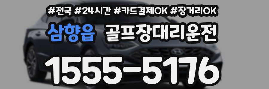 삼향읍 골프장대리운전