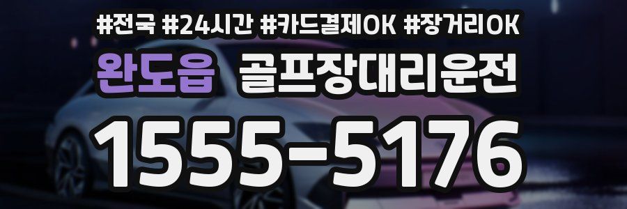 완도읍 골프장대리운전