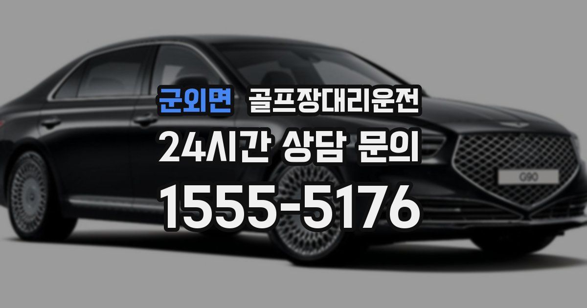 골프장대리운전 서비스