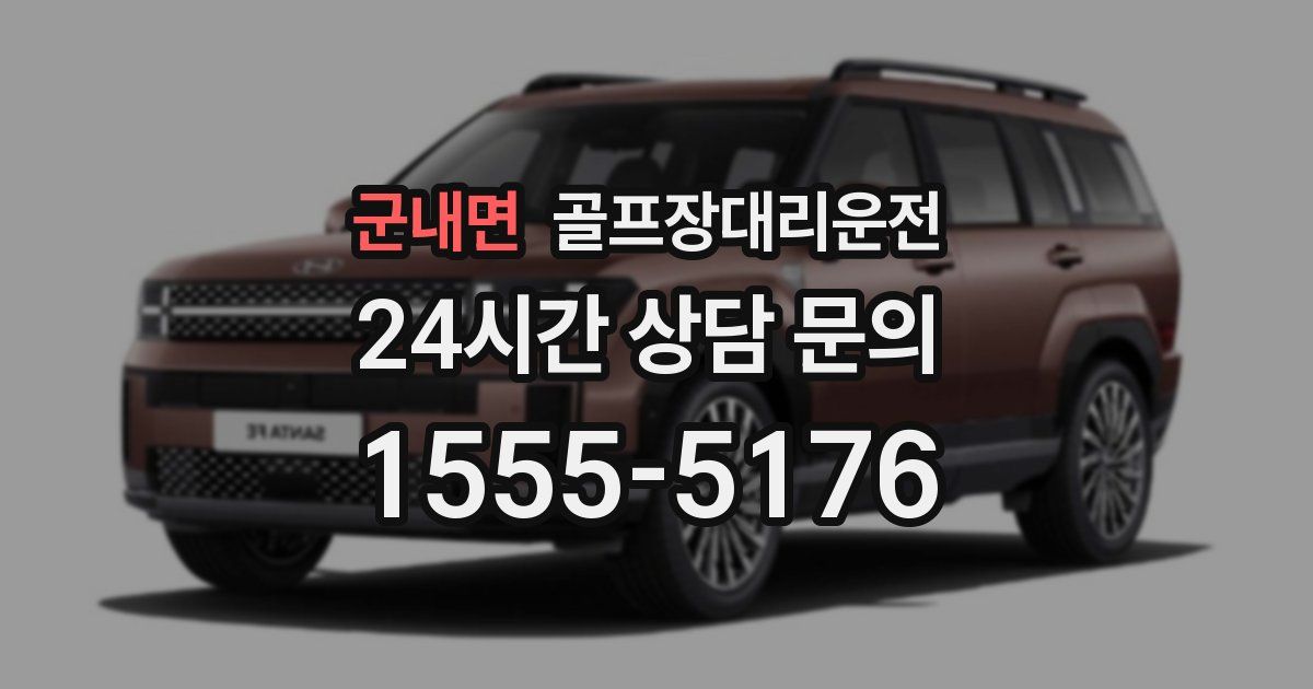 골프장대리운전 서비스