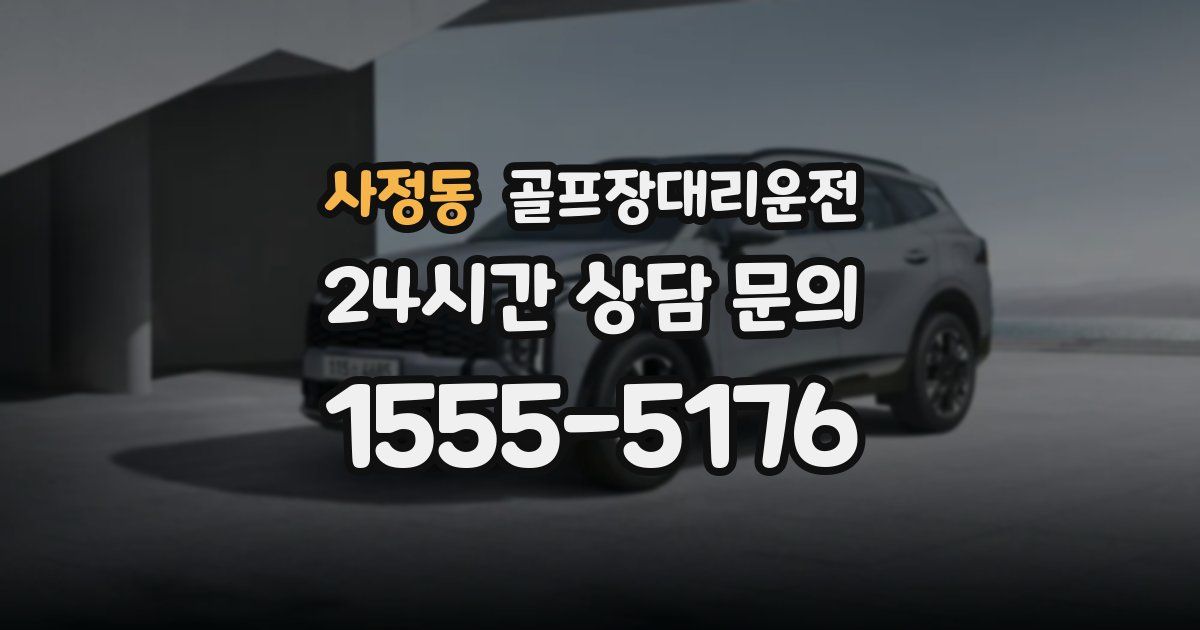 골프장대리운전 서비스