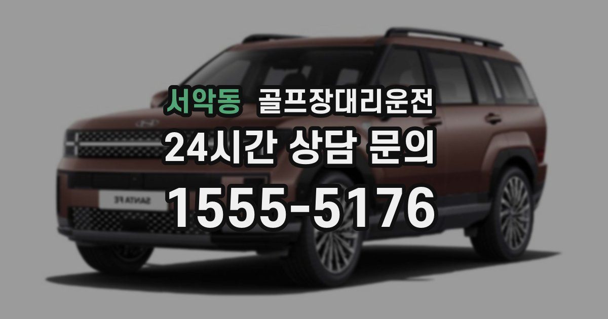 골프장대리운전 서비스