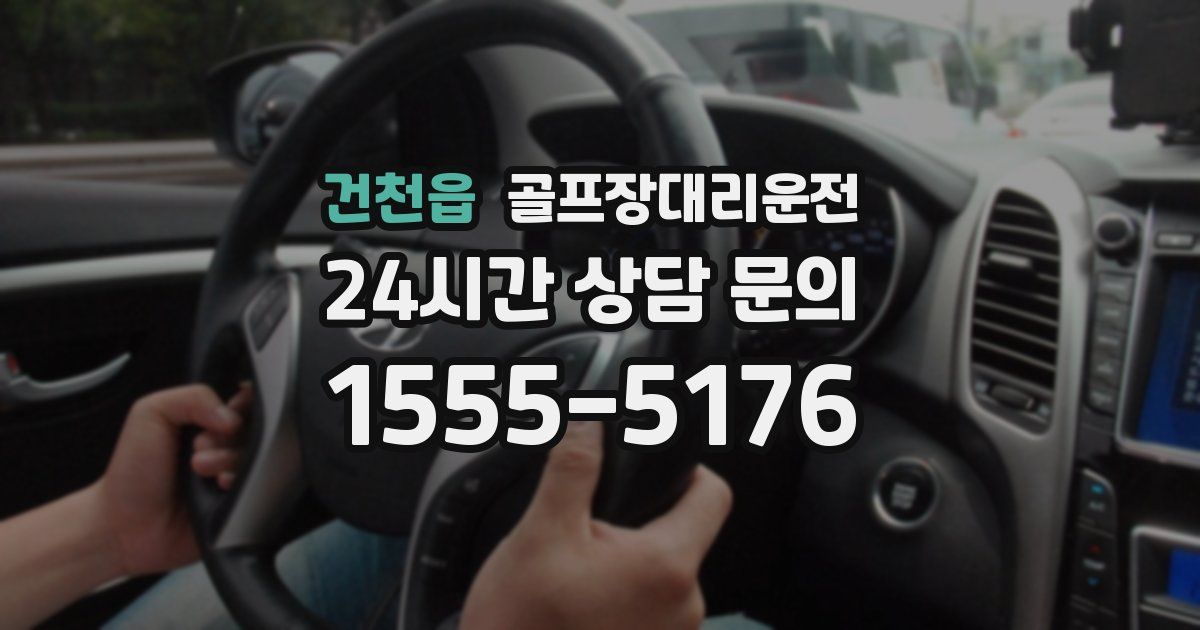 골프장대리운전 서비스