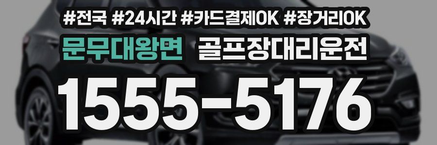 문무대왕면 골프장대리운전