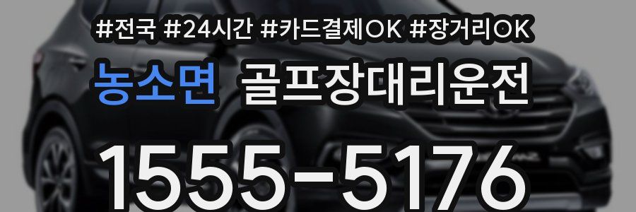 농소면 골프장대리운전
