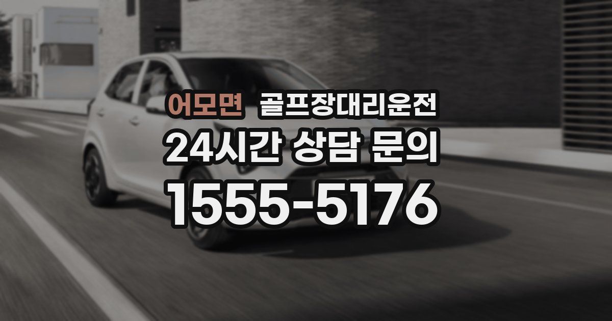 골프장대리운전 서비스