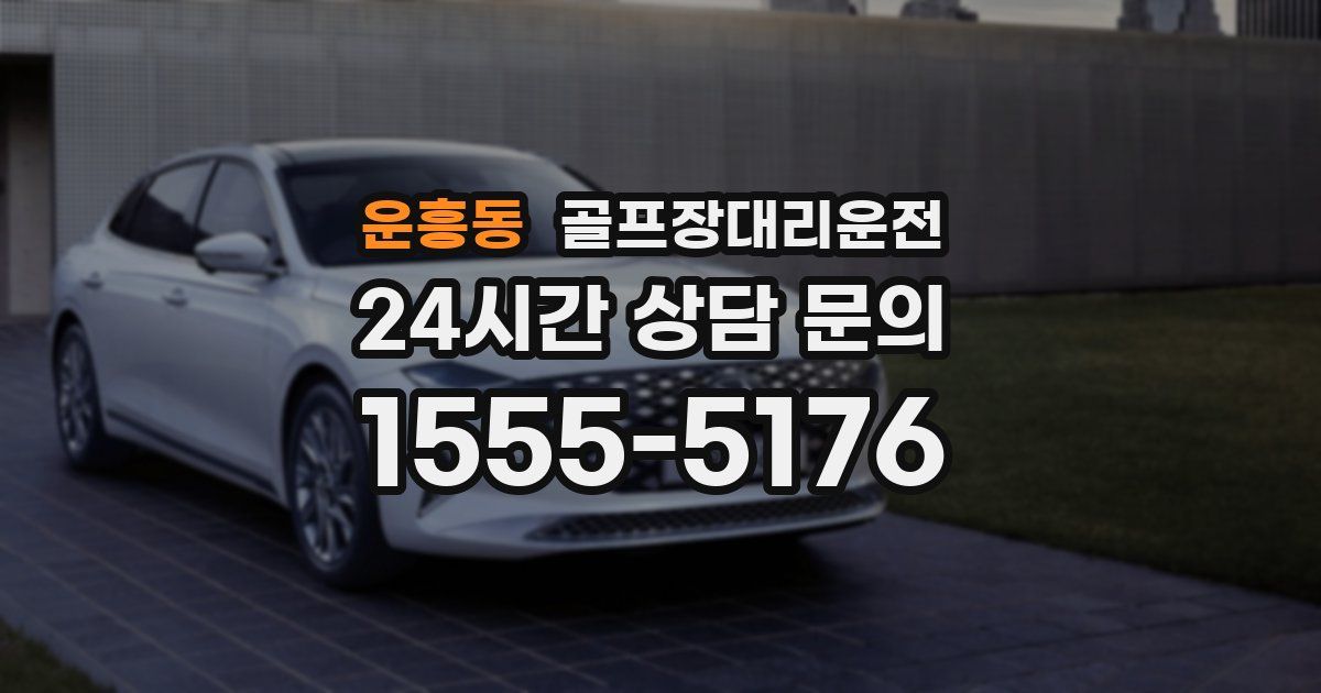 골프장대리운전 서비스