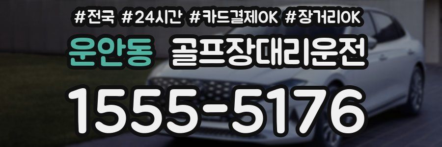 운안동 골프장대리운전