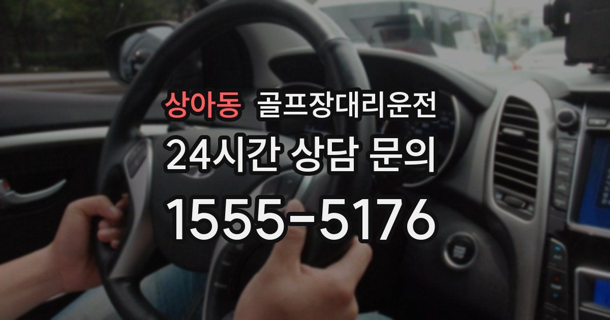 골프장대리운전 서비스