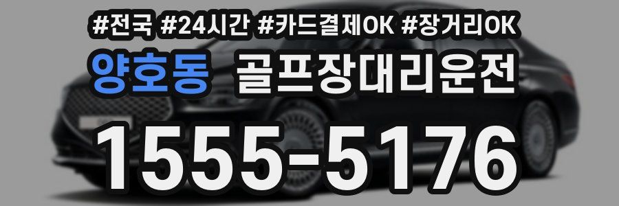양호동 골프장대리운전