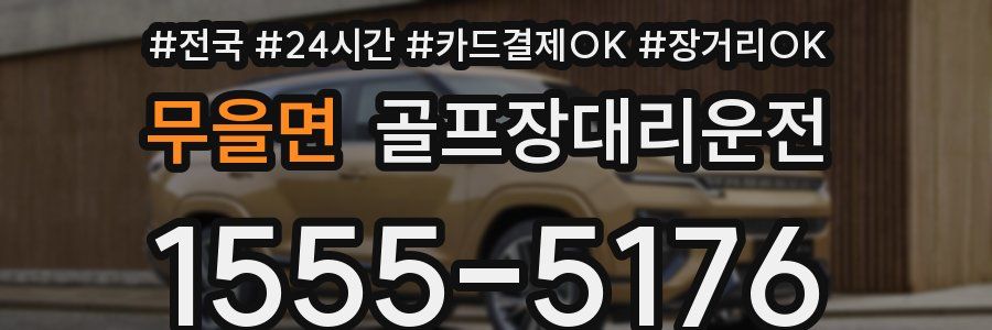 무을면 골프장대리운전