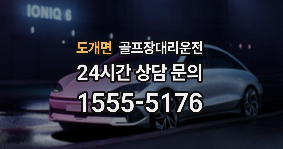골프장대리운전 서비스