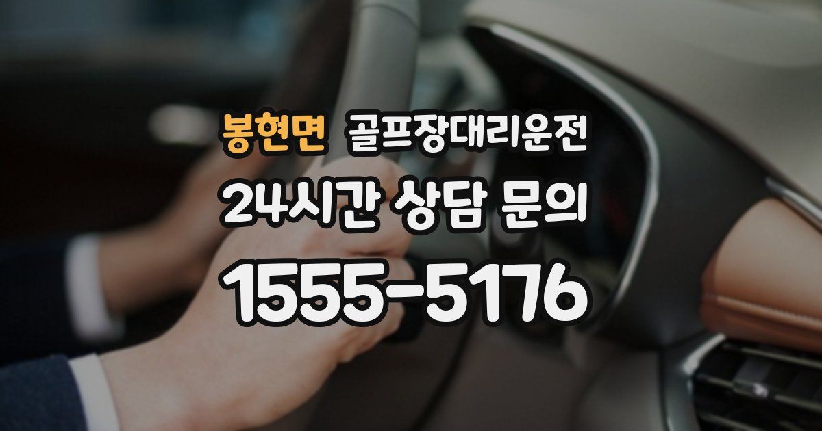 골프장대리운전 서비스