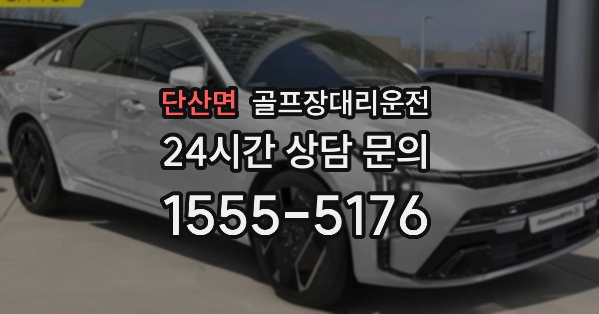 골프장대리운전 서비스