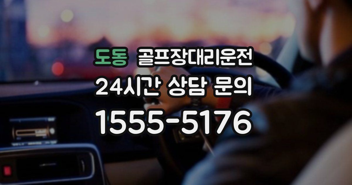 골프장대리운전 서비스
