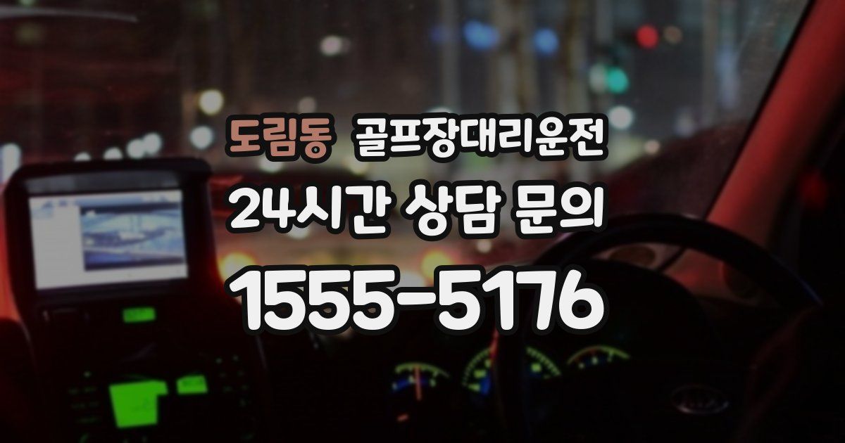 골프장대리운전 서비스