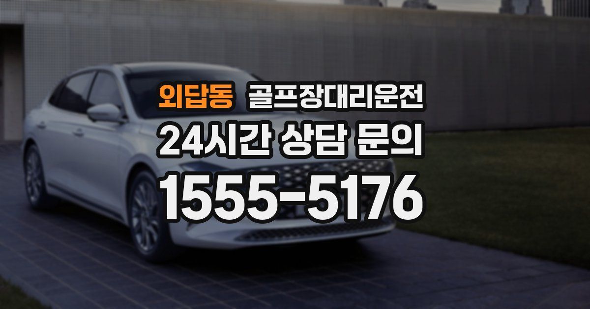 골프장대리운전 서비스