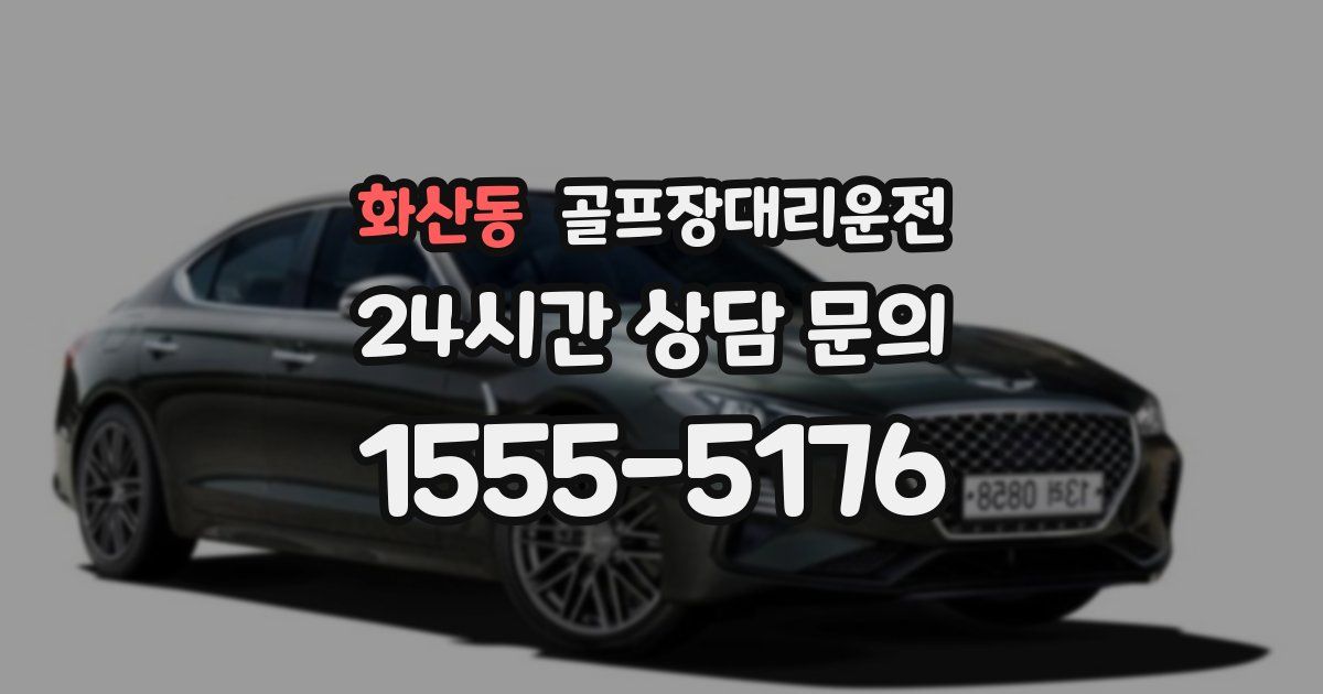 골프장대리운전 서비스