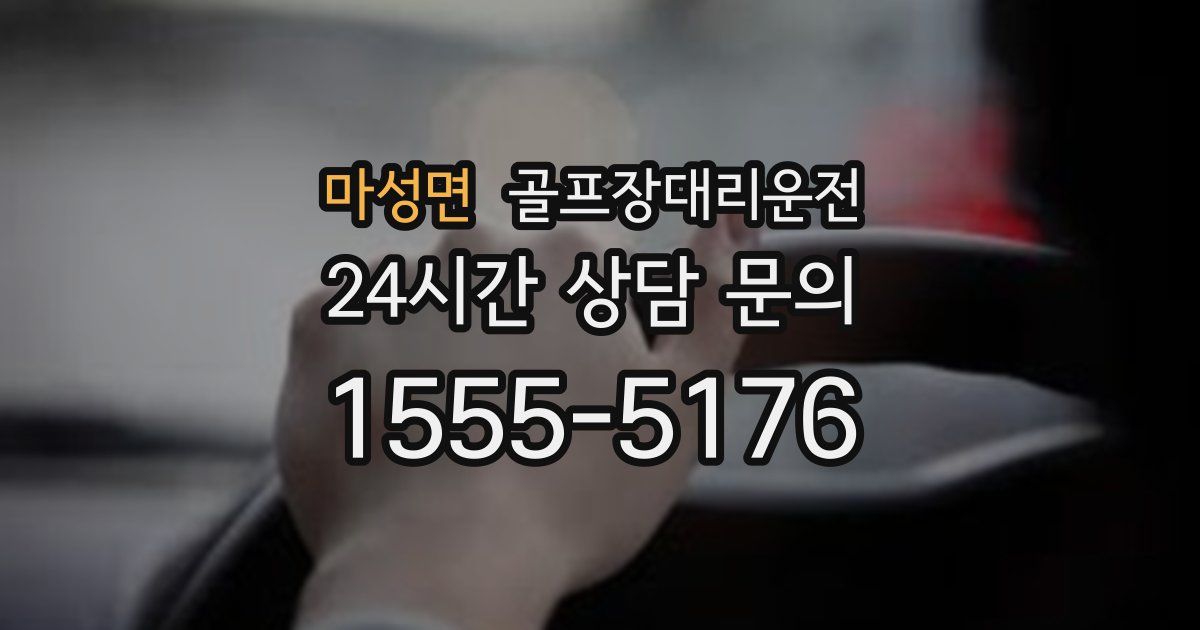 골프장대리운전 서비스