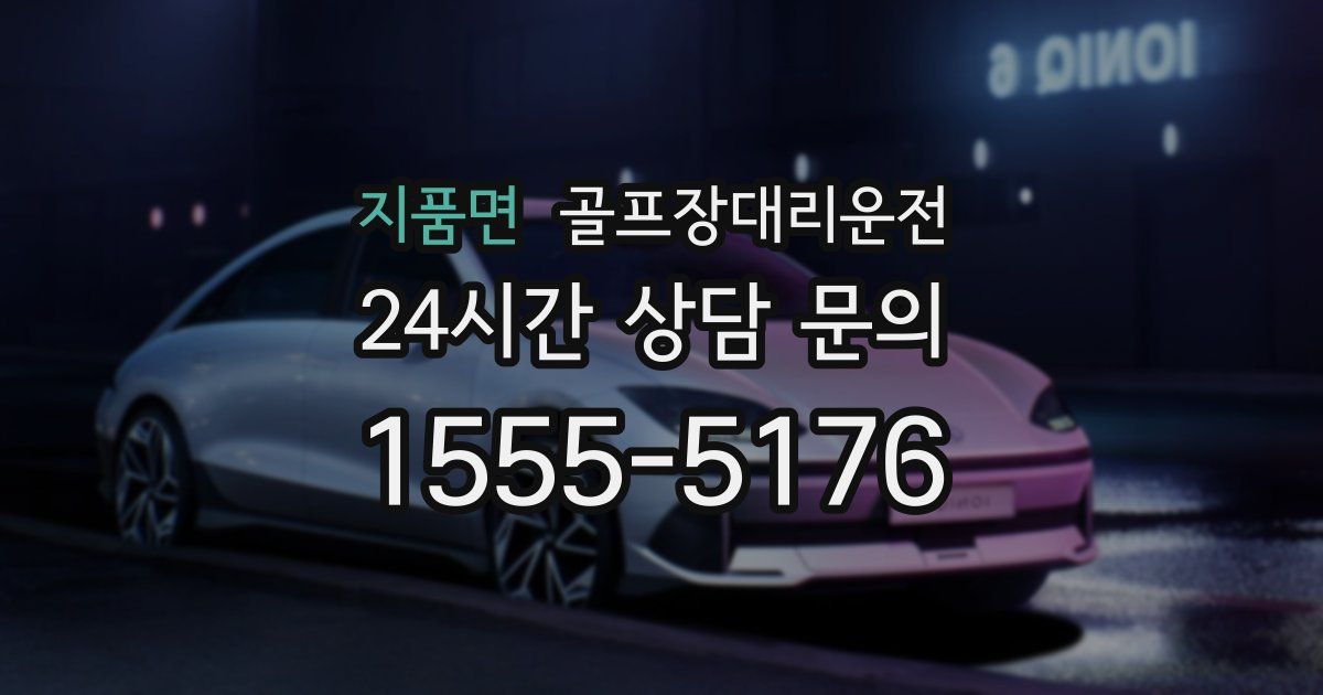 골프장대리운전 서비스