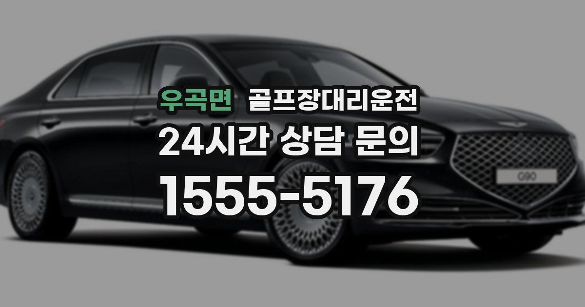 골프장대리운전 서비스