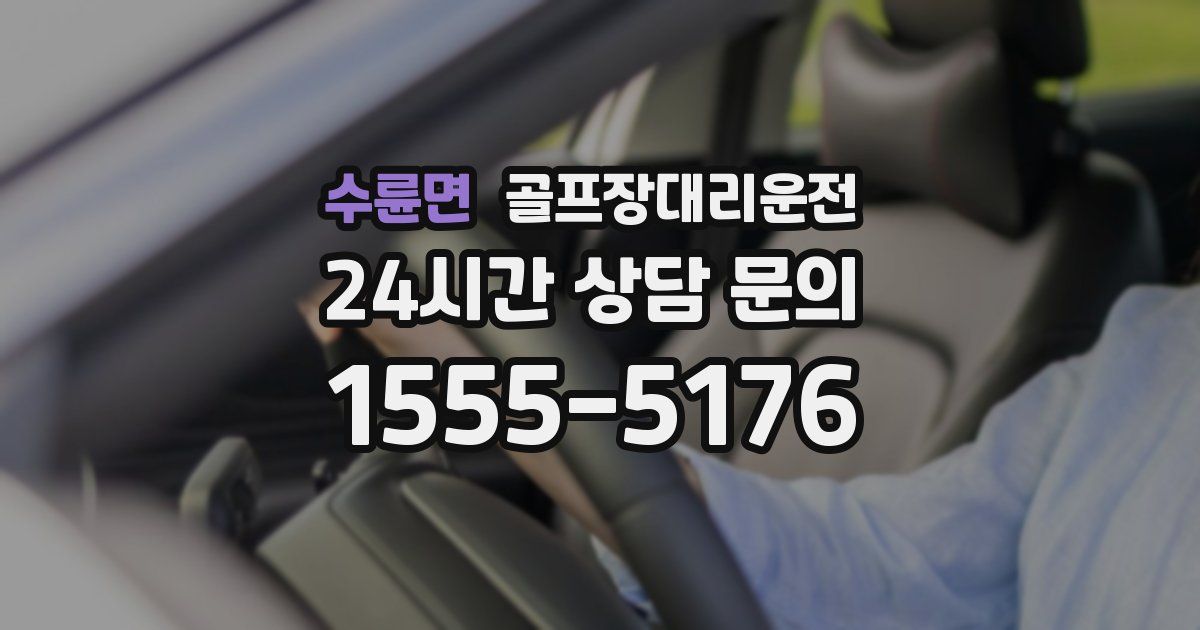 골프장대리운전 서비스