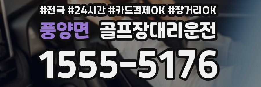 풍양면 골프장대리운전