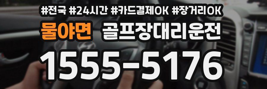 물야면 골프장대리운전