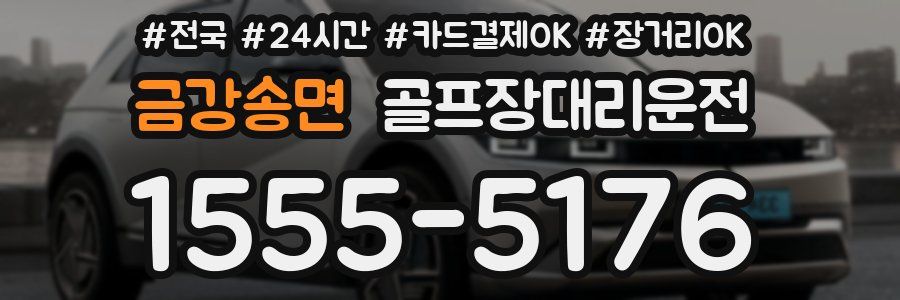 금강송면 골프장대리운전