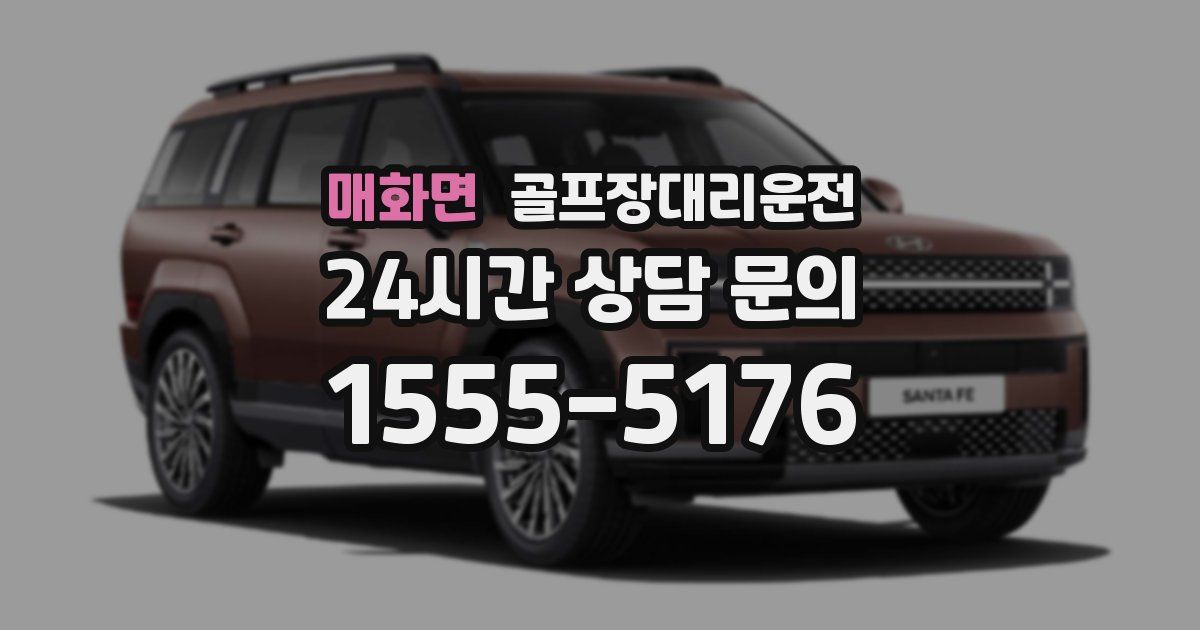 골프장대리운전 서비스