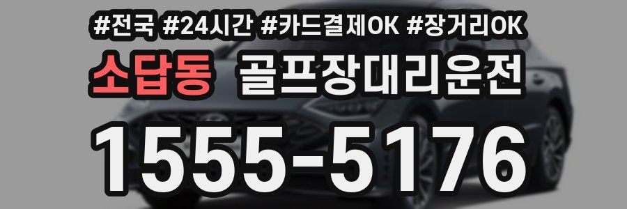 소답동 골프장대리운전