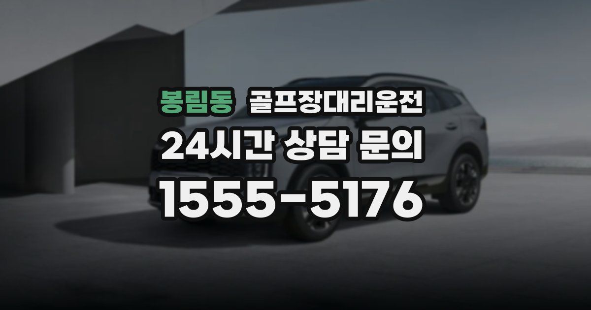 골프장대리운전 서비스