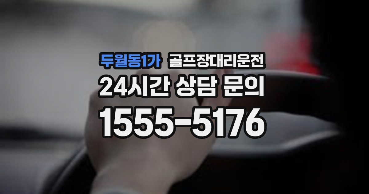 골프장대리운전 서비스
