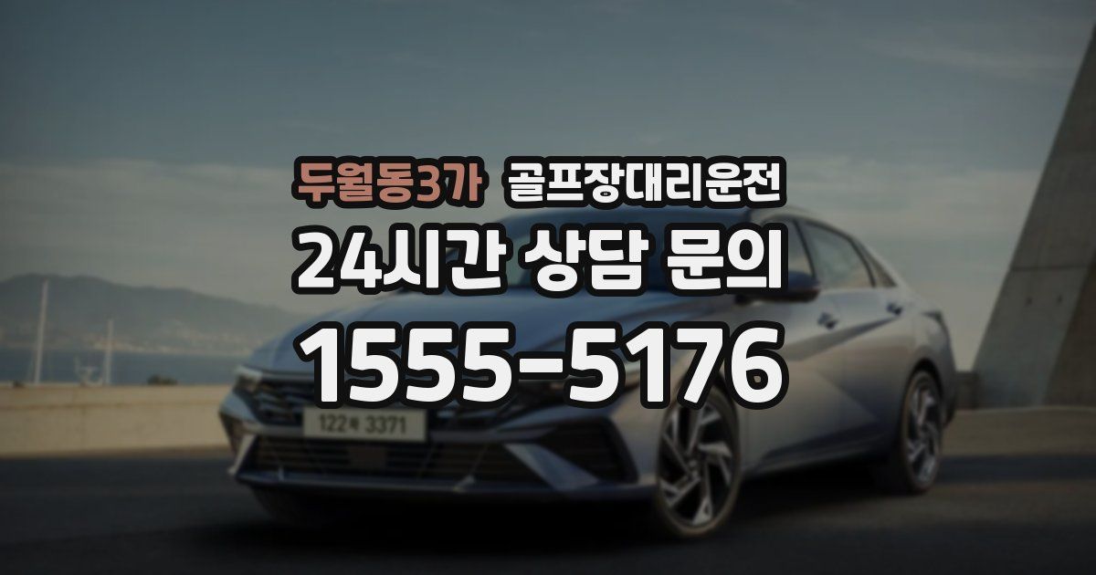 골프장대리운전 서비스