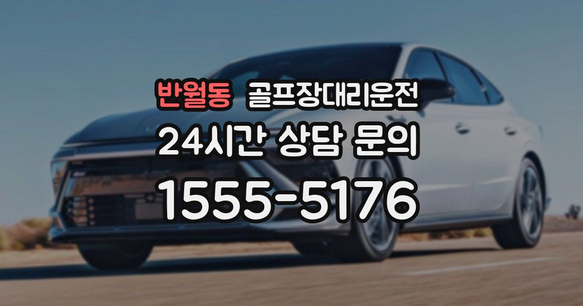 골프장대리운전 서비스
