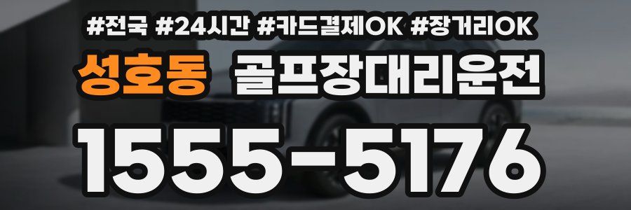 성호동 골프장대리운전