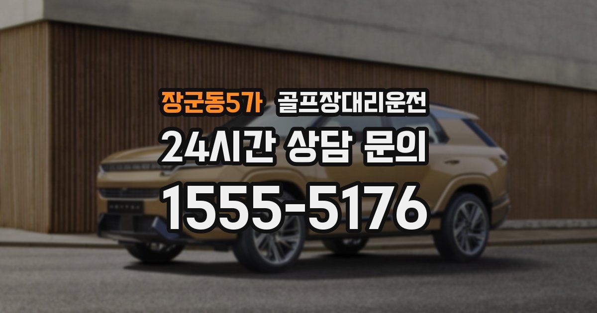 골프장대리운전 서비스