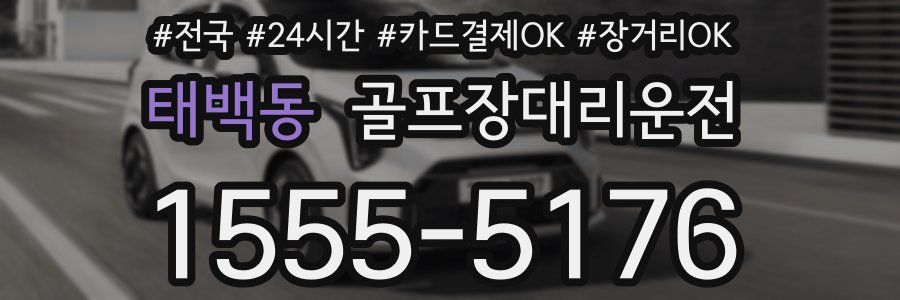 태백동 골프장대리운전