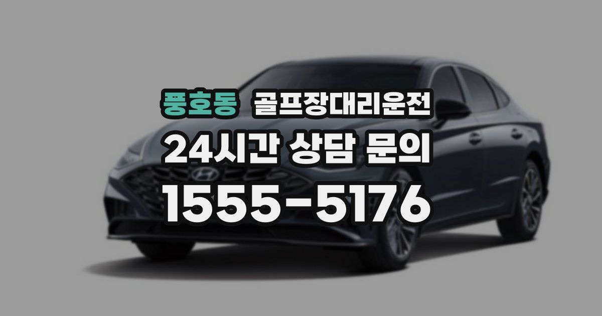 골프장대리운전 서비스