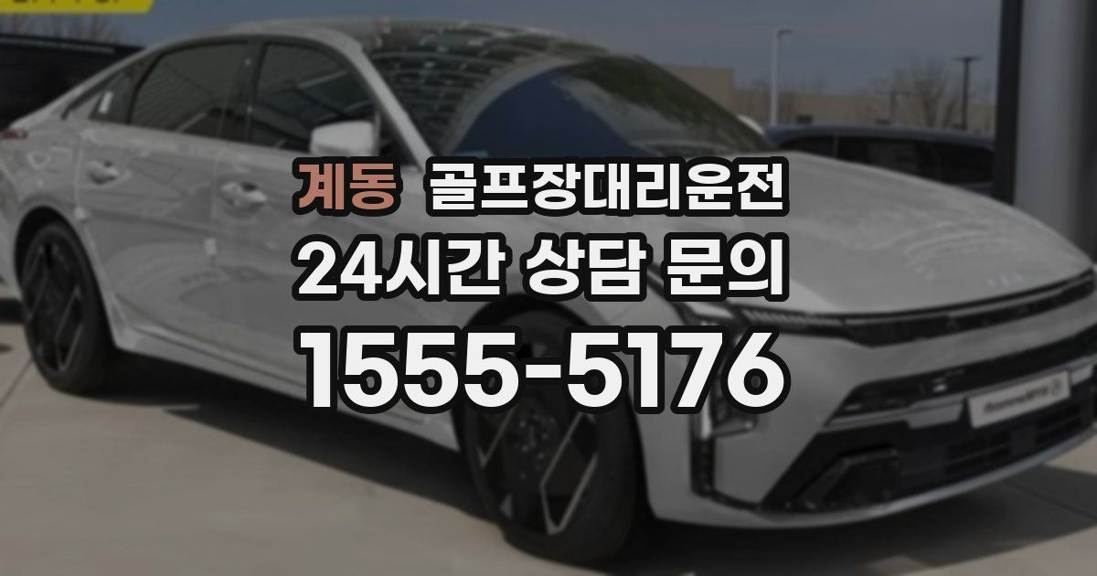 골프장대리운전 서비스
