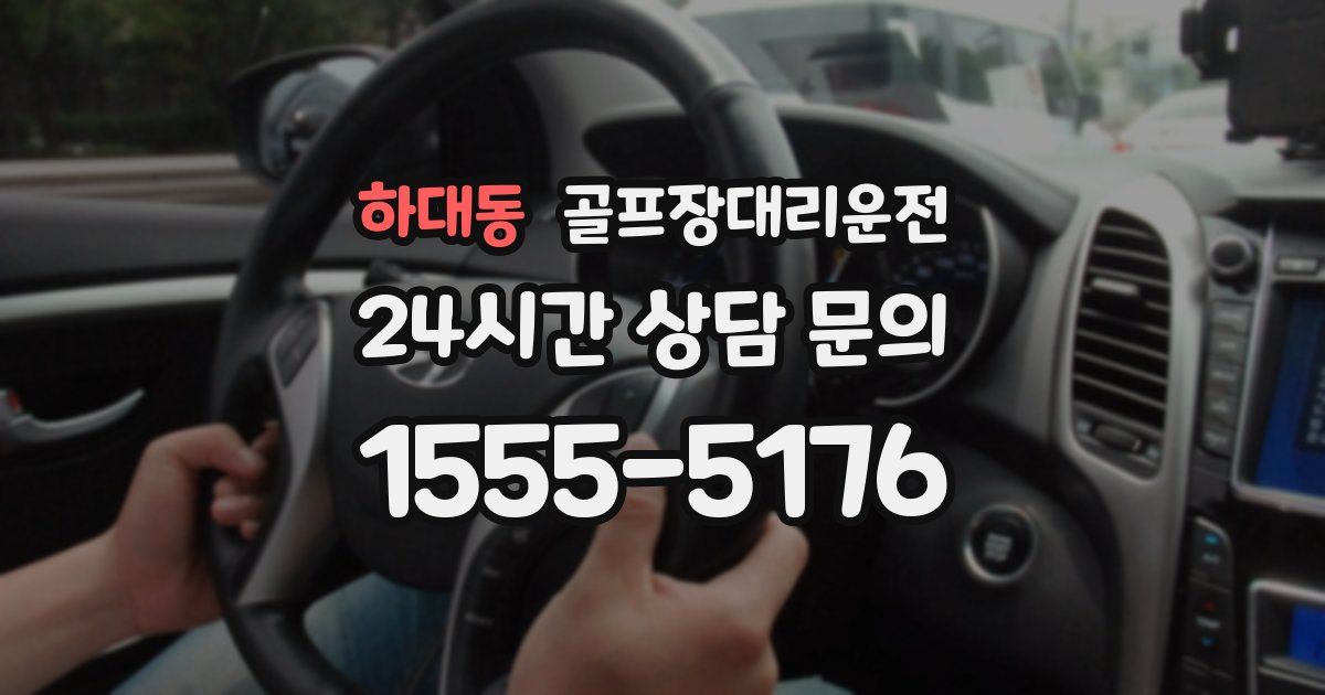 골프장대리운전 서비스