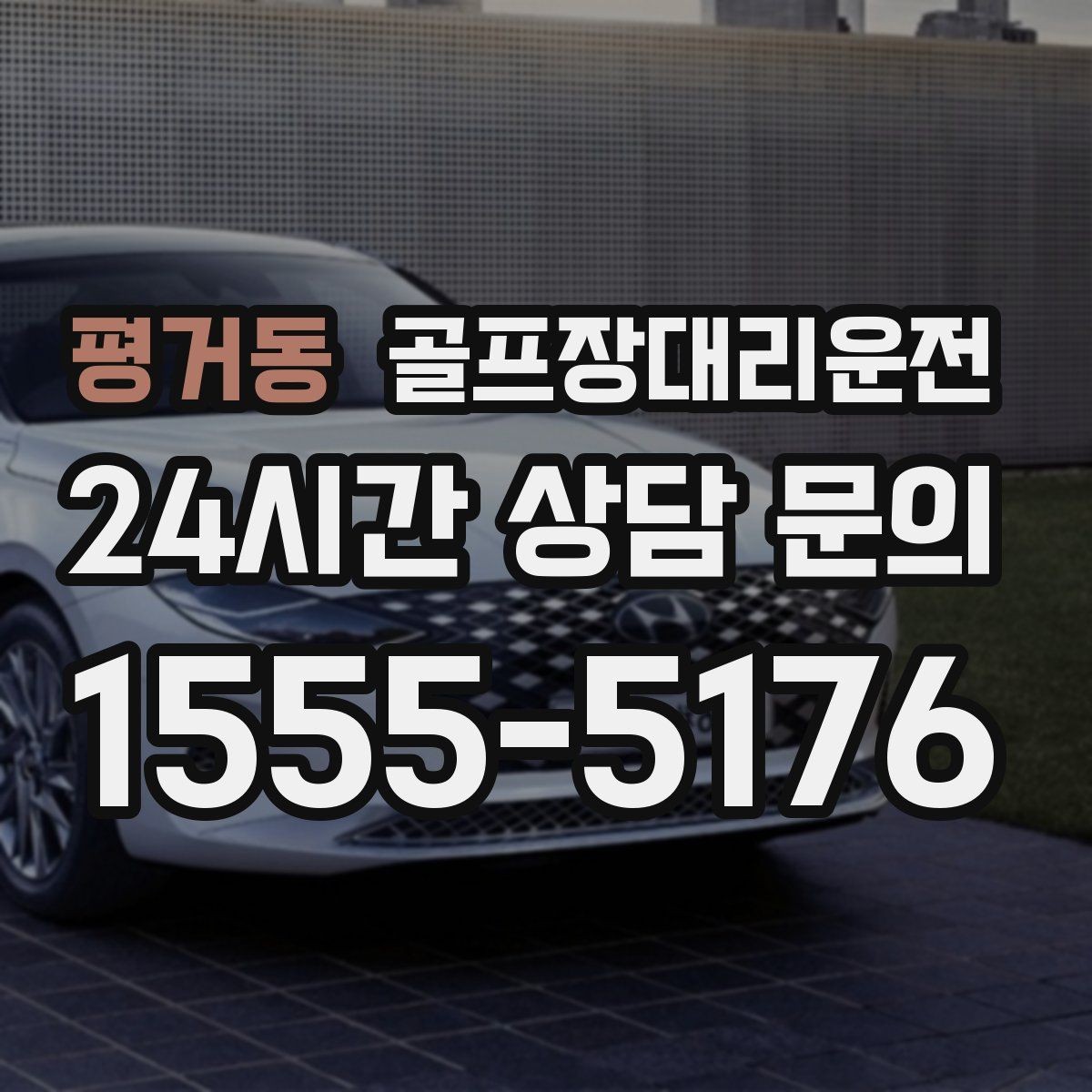 평거동 골프장대리운전 드라이빙 레인지부터 본 코스까지 한 줄로