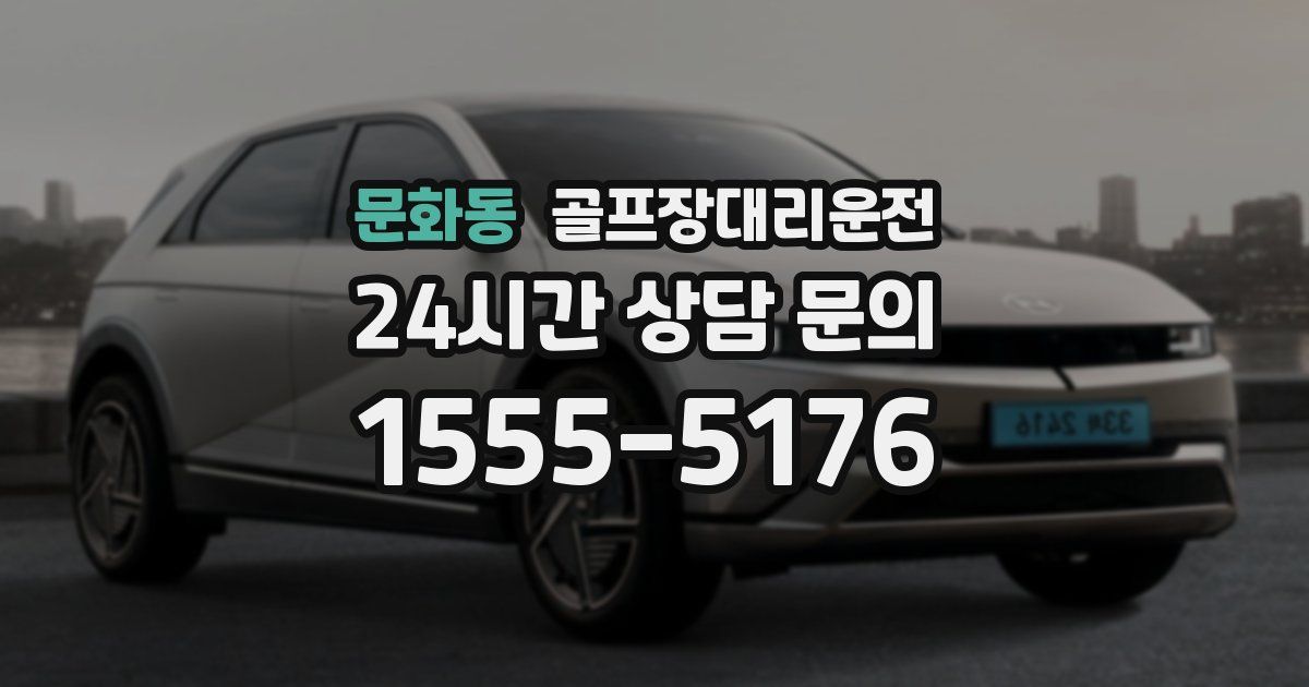 골프장대리운전 서비스
