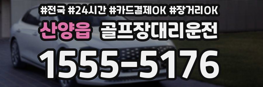 산양읍 골프장대리운전