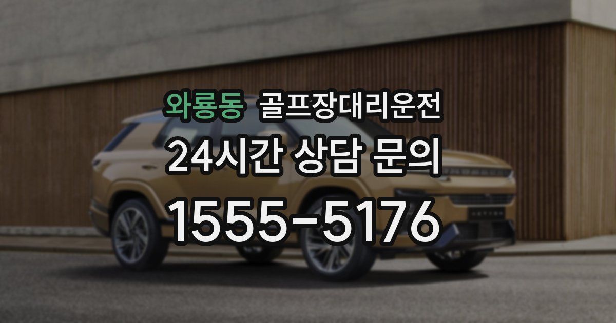 골프장대리운전 서비스