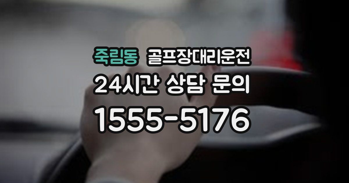 골프장대리운전 서비스