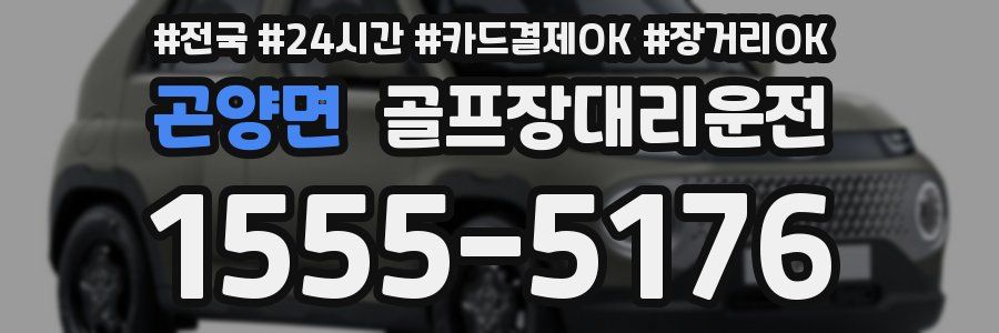 곤양면 골프장대리운전