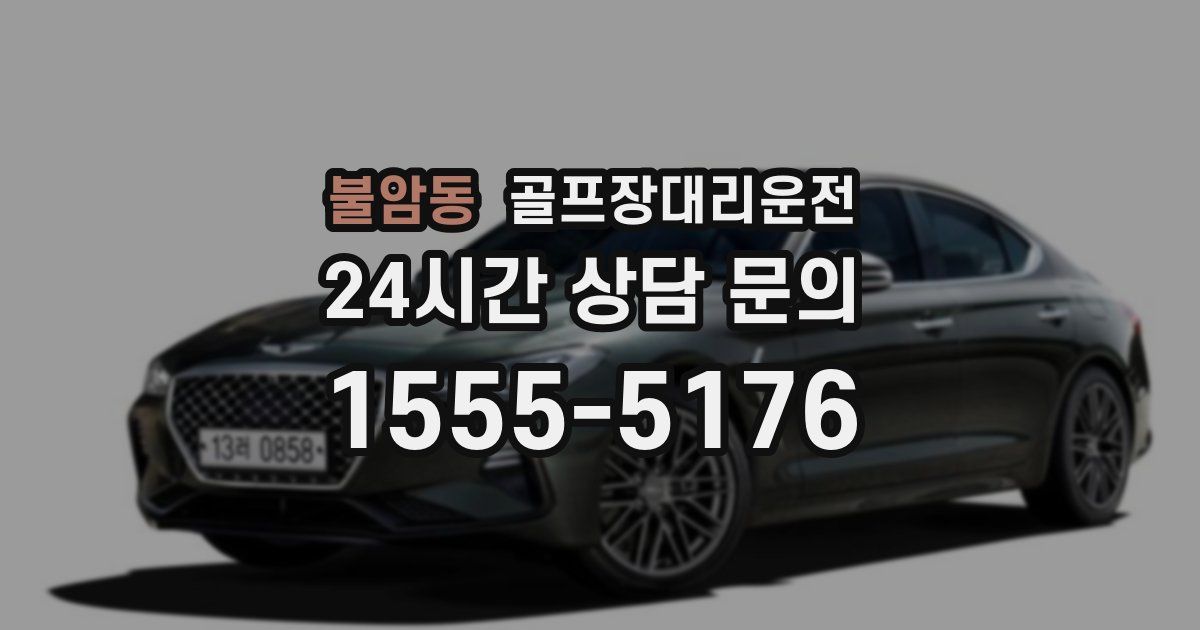 골프장대리운전 서비스