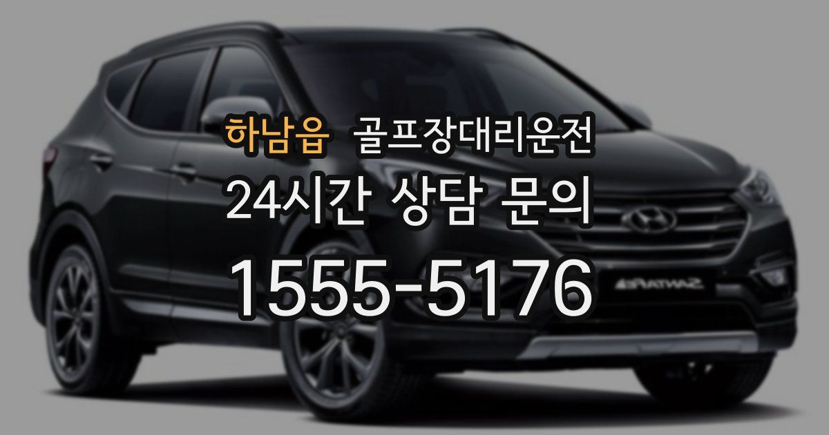 골프장대리운전 서비스